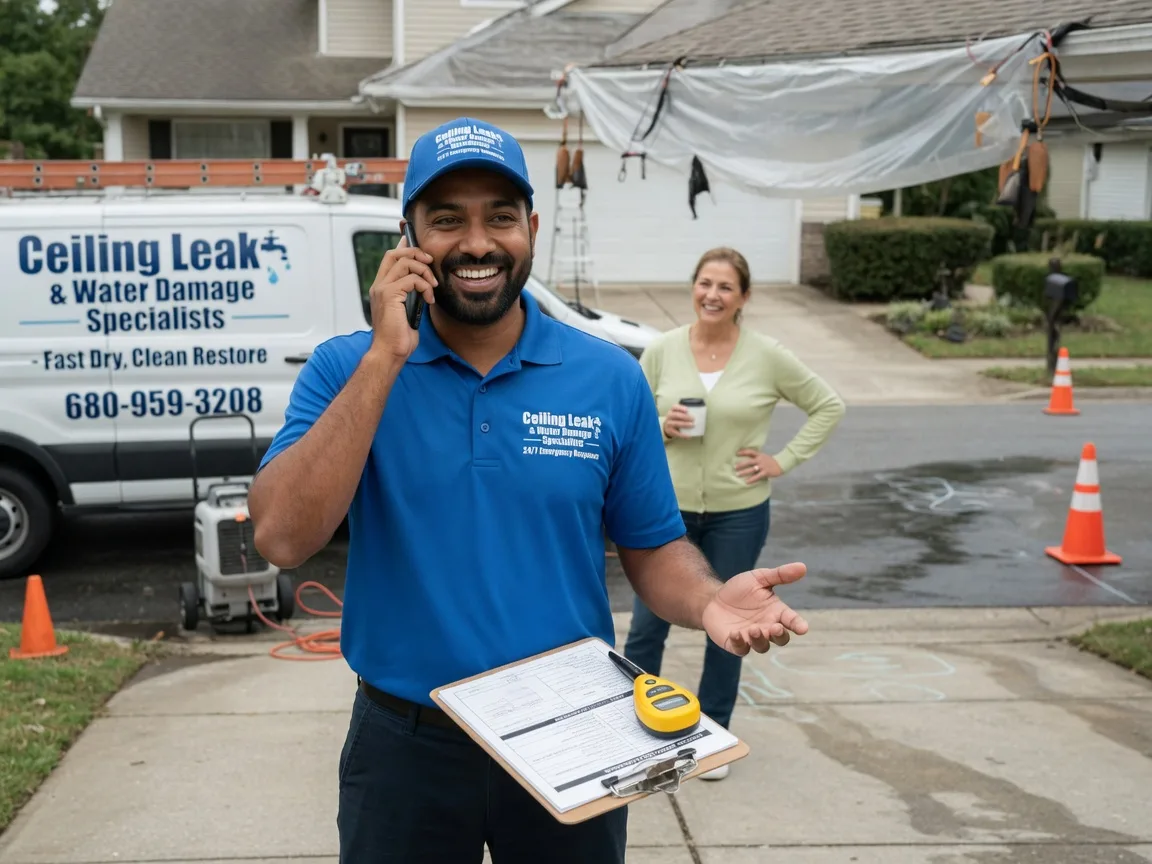 Ceiling Leak Cleanup Neoga, IL FAQs